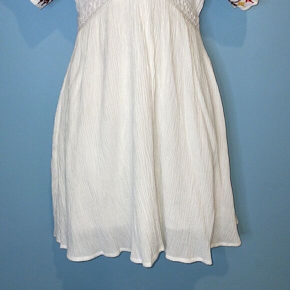 Blue Pair Embroidered Mini Dress - Picture 5 of 17